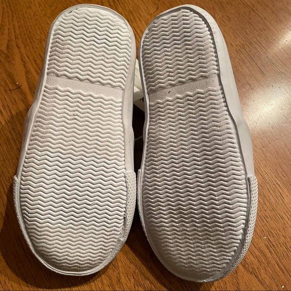 NWT rainbow sparkly baby toddler girl 7 slip on shoes - Picture 5 of 6